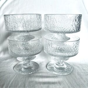 Vintage Iittala Finland Festivo Senaattori 4 Sherbet Dish Timo Sarpanevo HTF